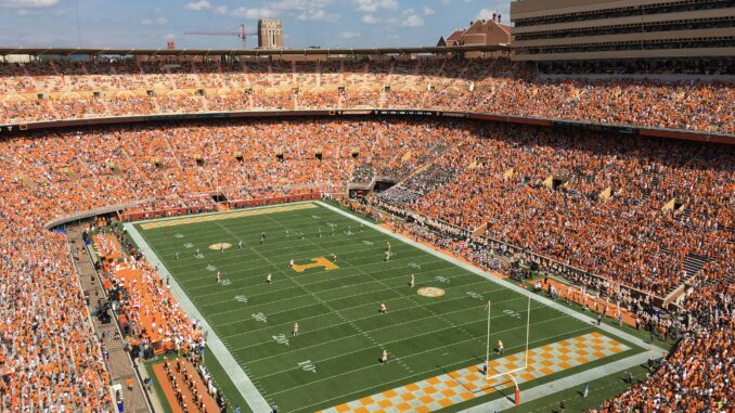 neyland stadium on game day neyland stadium on game day