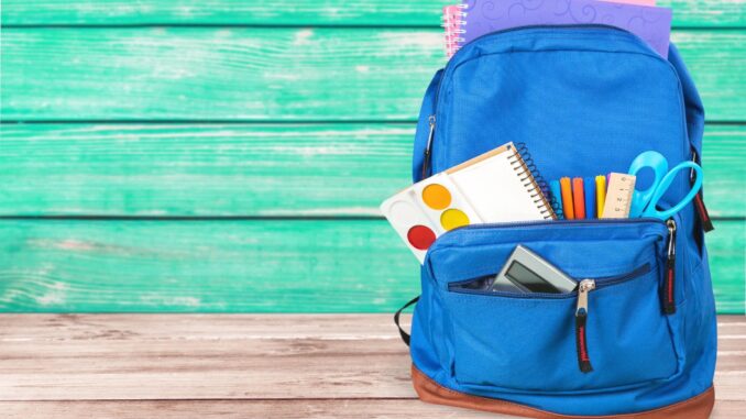 school backpack with school supplies school backpack with school supplies